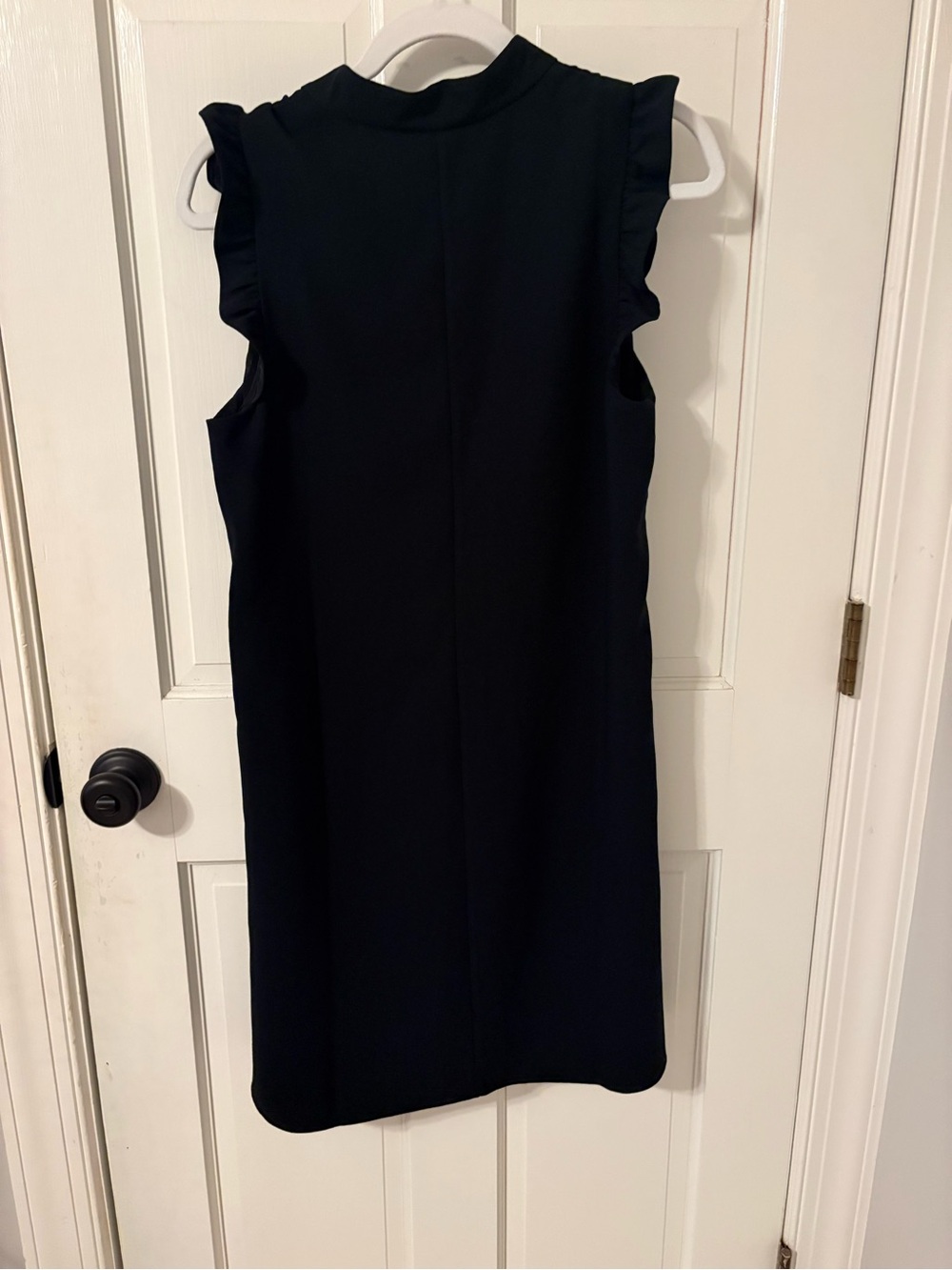 Lilly Pulitzer Black Pearl-Front Ruffle Mini Dress - Picture 3 of 4